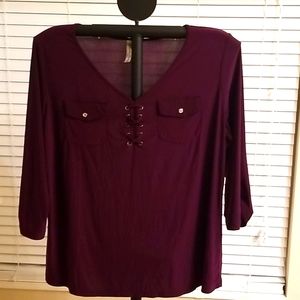 Perseption woman 3/4 sleeve shirt